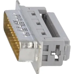 Ficha D-sub IDC 25 pinos macho para flat-cable