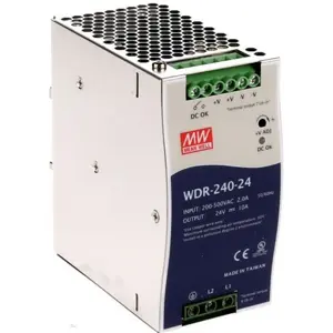 Fonte de alimentação para calha DIN 24VDC 10A 240W