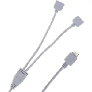 Distribuidor Y para fitas LED RGB 1-em-2
