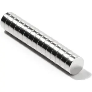 Íman Neodymium (NdFeB) redondo N45 Ø4x1,5mm