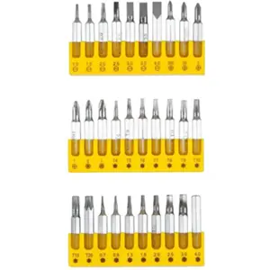 Conjunto de bits de precisão 32 peças com chave