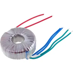 Transformador toroidal 230VAC 10V+10V 5A - 100VA