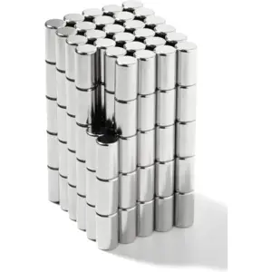 Íman Neodymium (NdFeB) cilíndrico N45 Ø4x7mm