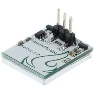 Módulo interruptor táctil capacitivo HTTM 2.7V..6V retroiluminado 16x20mm - Verde