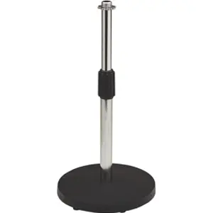 Base de mesa 16 cm Ø com tubos cromados extensíveis