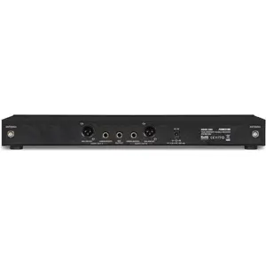 Microfone sem fios duplo portátil UHF