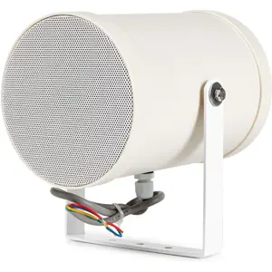 Coluna de parede bidirecional para linha de 100V 10W - branco