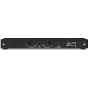 Microfone sem fios duplo portátil UHF