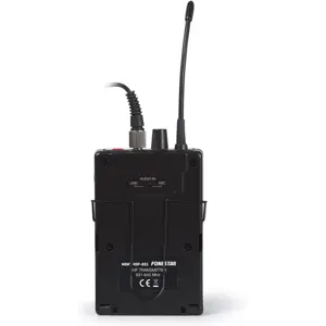 Microfone sem fios portátil UHF