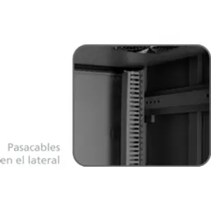 Armario rack 19" de 10 U metálico.