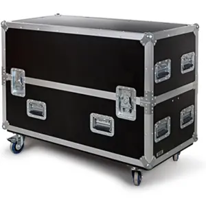 Caja de transporte para 2 pantallas de plasma de hasta 50"