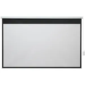 Pantalla de proyección 16:9 de 180'' (4.2x2.6m) con motorización eléctrica y mando RF