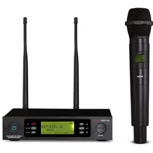 Microfone sem fios de mão UHF