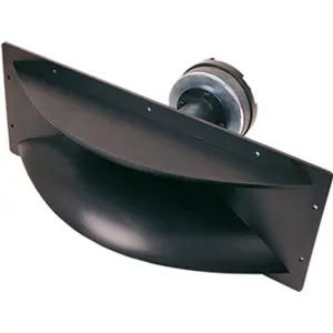 Trompete para médios/agudos. 100 W máximo, 50 W RMS.