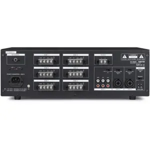 Amplificador com matriz e multicanal.