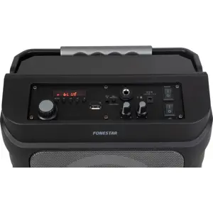 Coluna portátil karaoke 20W c/ bluetooth FM/USB/SD/MP3 + microfone sem fio