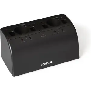 Estação de recarga de microfones sem fios