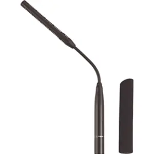 Microfone de condensador electret hipercardioide com tubo flexível 35 cm.