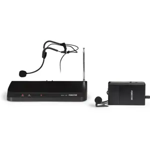 Microfone sem fios portátil VHF