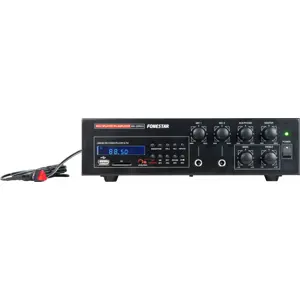 Amplificador de megafonía USB/SD/MP3/FM
