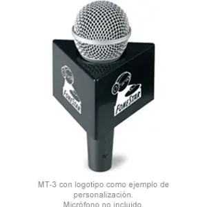 Triángulo para micrófono de mano.