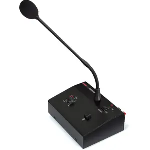 Microfone com amplificador.