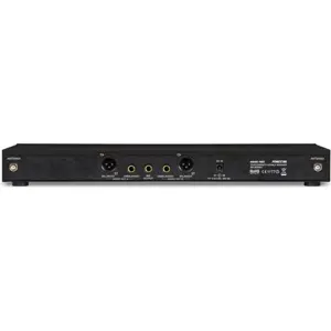 Microfone sem fios duplo portátil UHF