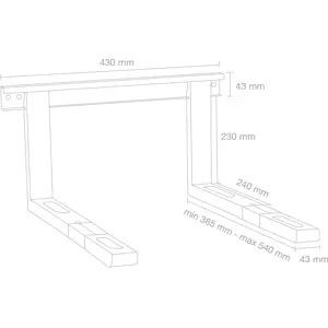 Soporte para microondas