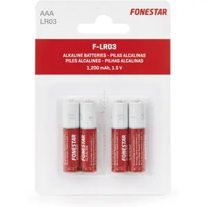 Pilhas alcalinas AAA-LR03