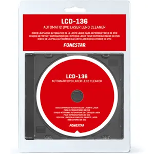 DVD de limpeza lente laser