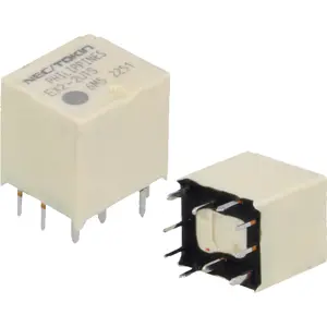 Relé automotivo 12VDC 30A 2xSPDT (2x5 pinos) - NEC EX2-2U1(S)