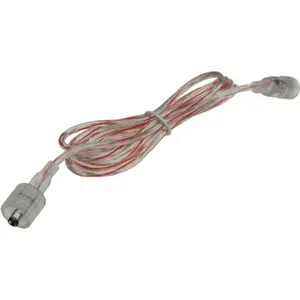 Cabo DC macho-fêmea ø5.5x2.1mm - impermeável c/ rosca IP44 - 1.5m