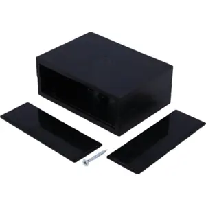 Caja de plástico 89.2x64.5x35.8mm negra