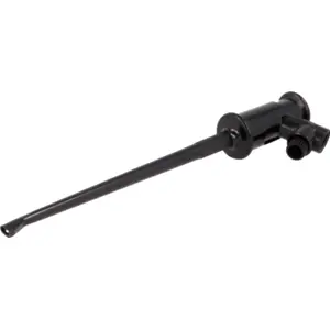 Pinça de prova tipo gancho 60VDC 3A c/ ligação 4mm - preta