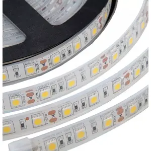 Fita de 300 LEDs SMD5050 12VDC 14.4W/m (72W) 3000K (branco quente) 1150lm/m - IP68 - 5.0m