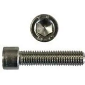 Parafuso de inox M6x10mm Allen HEX5 - KRAFTBERG M6X10/D912-A2