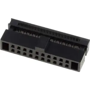 Ficha IDC 20 pinos (2x10) fêmea para flat-cable