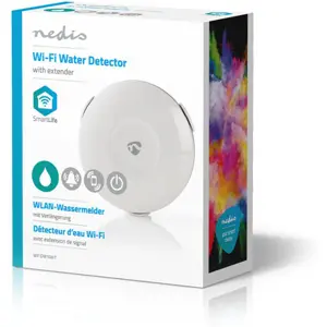 Detector/alarme autónomo de fugas de água inteligente Wifi (compatível c/ Tuya) SmartLife