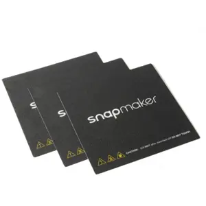 Conjunto de 3 bases adesivas para cama de Impressora 3D 3-em-1 Snapmaker