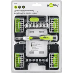 Conjunto de chaves de precisão de 37Pcs. (Fenda+Phillips+Poz.+Torx+Sext.+Chave de Caixa)