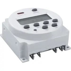 Programador horário digital (timer) 12VDC c/ saída relé 250VAC 16A - CN101A 12V