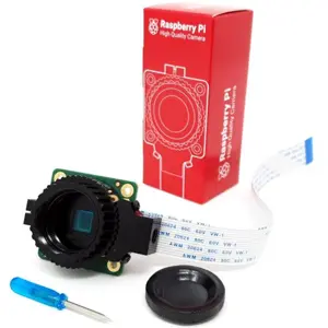 Módulo câmara de alta-qualidade 12Mpx para Raspberry Pi (montagem C/CS)
