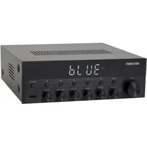 Amplificador estéreo Hi-Fi 15+15W BT/USB/FM