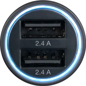 Carregador de automóvel, 24 W, 4'8 A