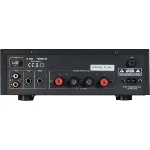 Amplificador estéreo Hi-Fi 15+15W BT/USB/FM