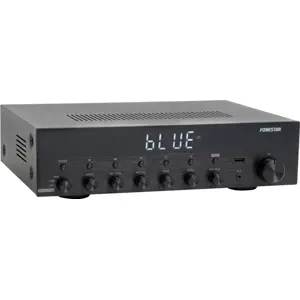 Amplificador estéreo Hi-Fi 60+60W BT/USB/FM