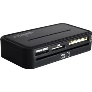 Leitor de cartões All In One USB2.0 c/ leitura de cartões inteligentes/smartcards (cartão cidadão) - Lifetech LFCRD005