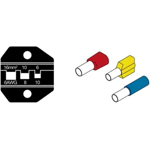 Alicate de cravar ponteiras 6/10/16mm²
