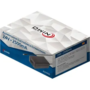 Fonte de alimentação 24VDC 2.5A 60W 5.5x2.5/2.1x10mm
