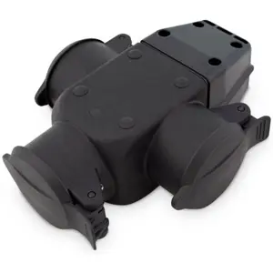Bloco de 3 tomadas para exterior IP44 250VAC 16A - sem cabo